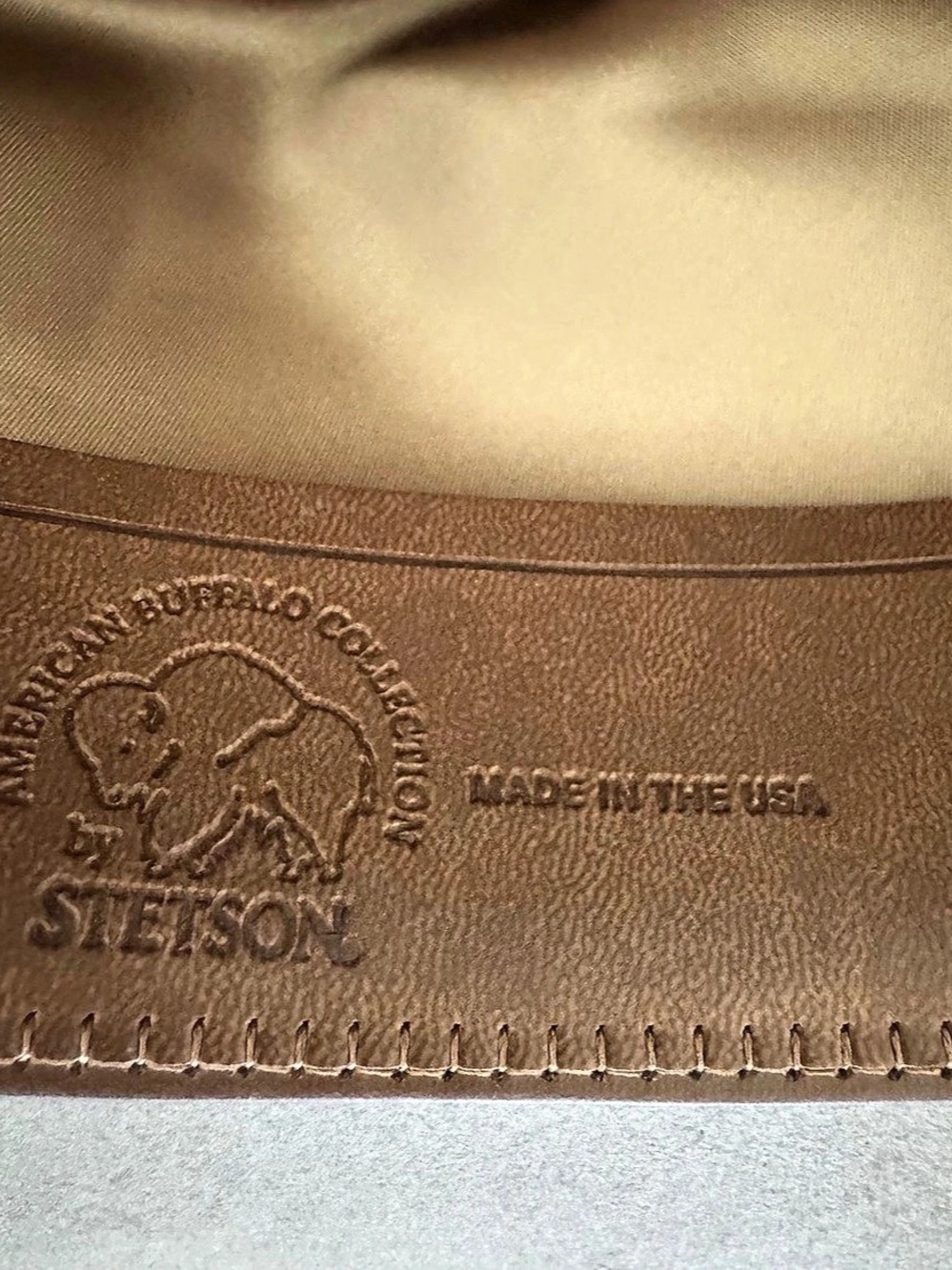 Stetson Drifter 4X Buffalo Felt Cowboy Hat Felt Hat Brown Size 7 5/8 NEW - Picture 6 of 7